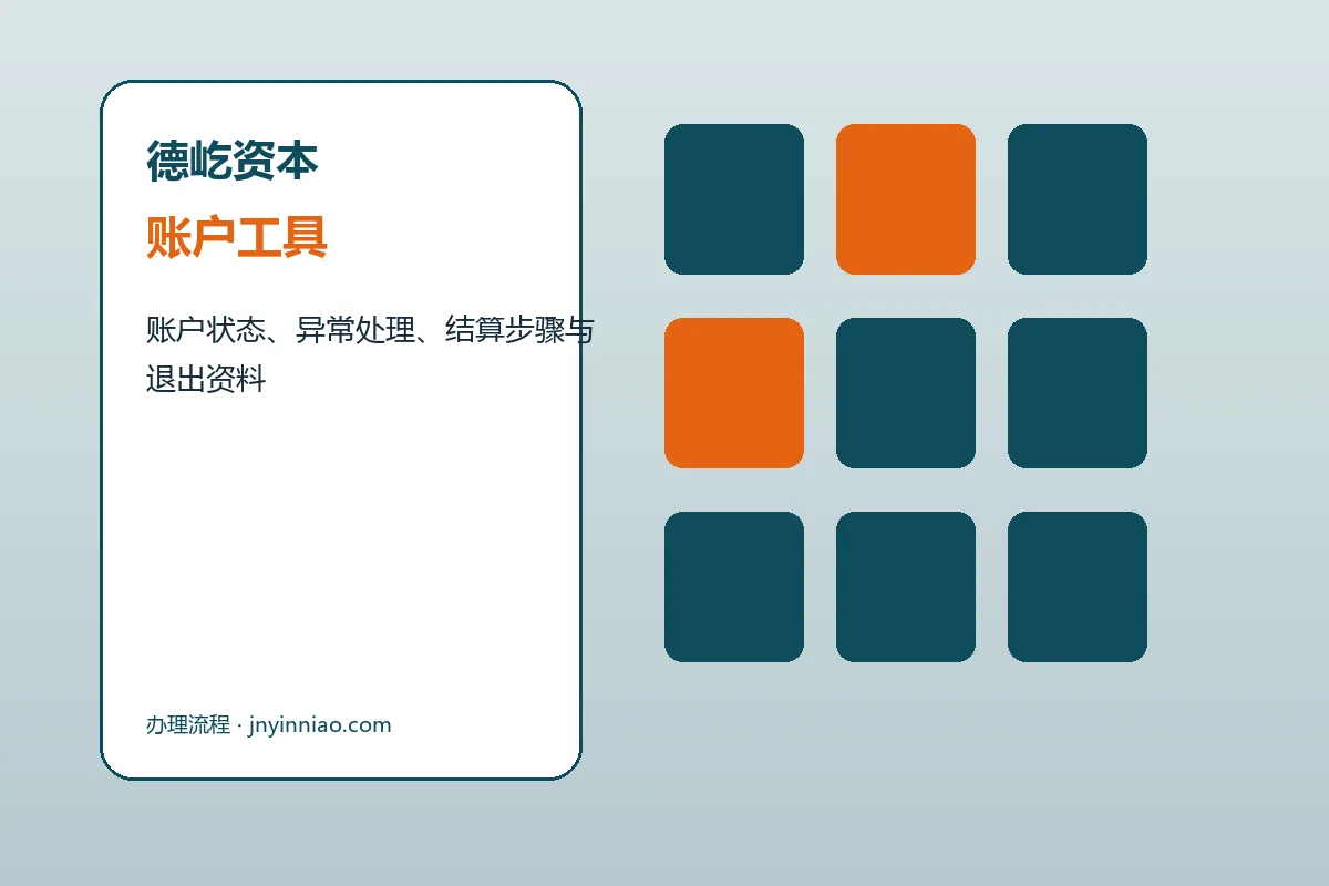 德屹资本客户支持与服务流程示意